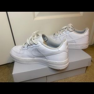Slightly used Nike Air Force Ones
